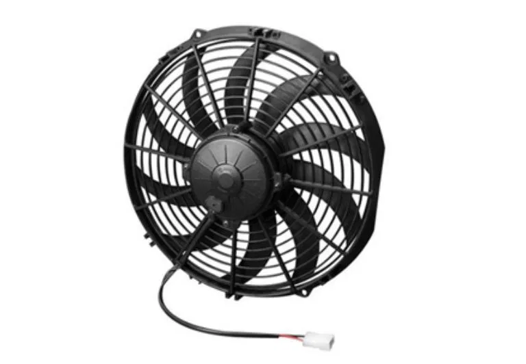 30102029 – HOLLEY Cooling Fan, Electric 1451 Cubic Feet Per Minute 12 Inch Diameter 10 Blade Puller With Plastic Shro...